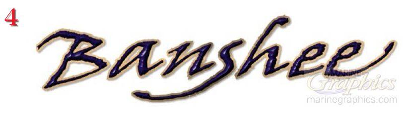 Banshee boat graphics