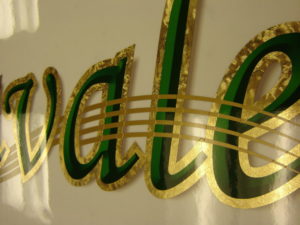 Digital Print with Gold Leaf