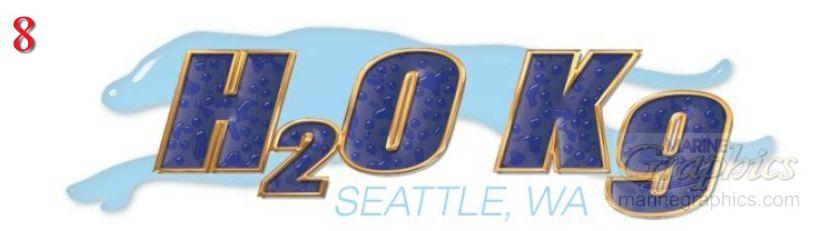 H20 K9 8 boat lettering