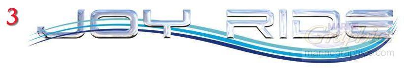 Joy Ride custom boat lettering service. - 3