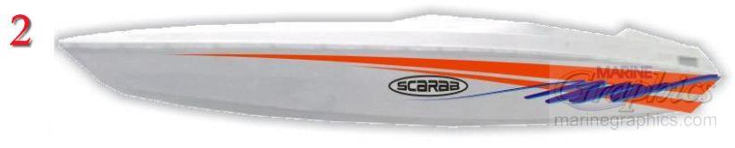 Scarab striping decal