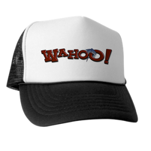 Trucker hat with boat name