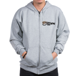 Mens Zip Hoodie with boat name