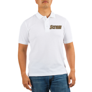 Men's Golf Shirt with boat name