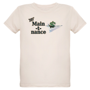 Organic Kids Shirt with boat name