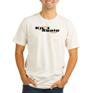 Organic Men's Fitted T-shirt with boat lettering