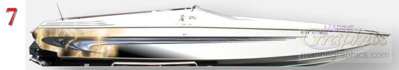 Marine Graphics wraps and striping designs for your boat.