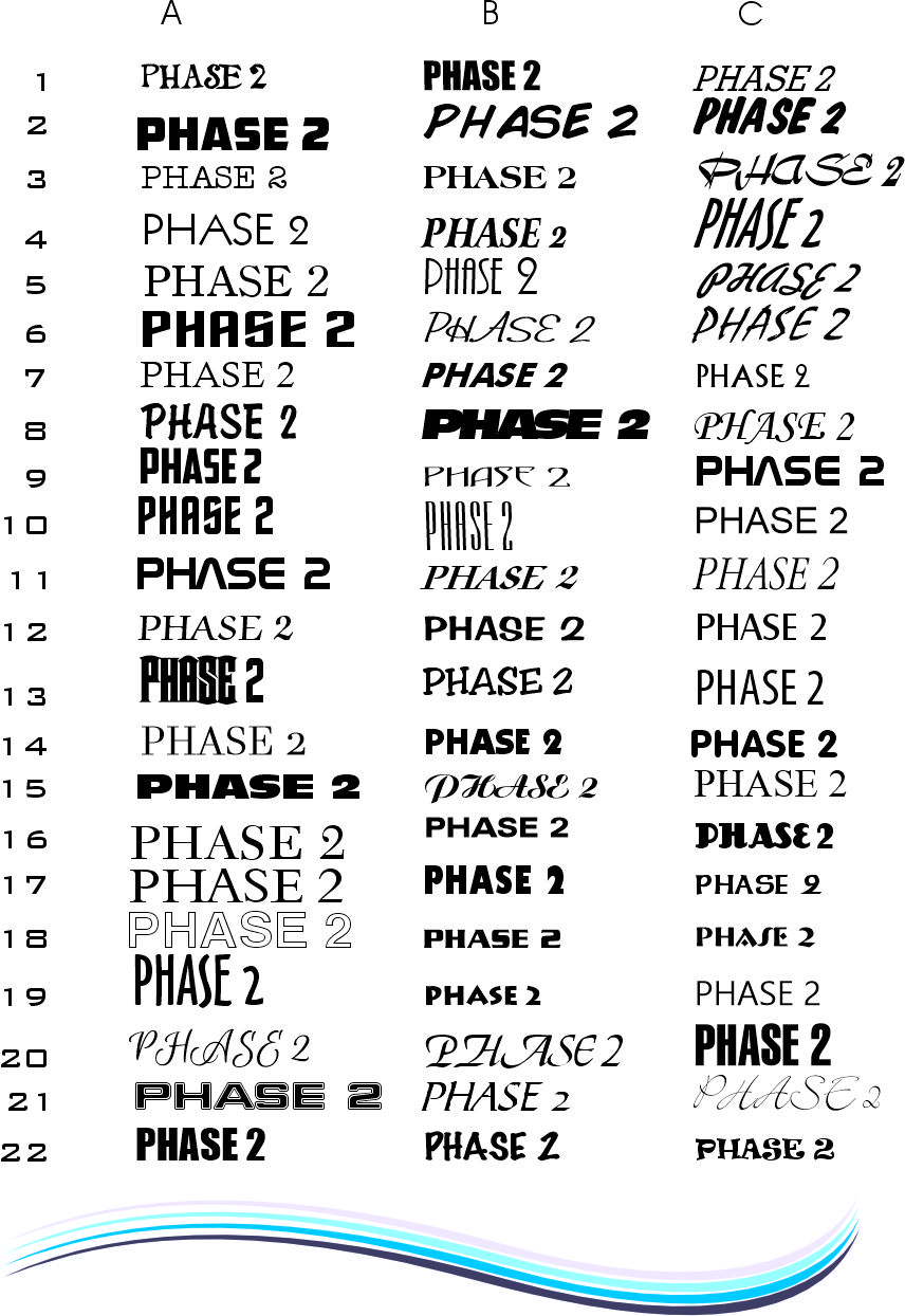 Phase One Lettering 66-phase-II - Boat Lettering