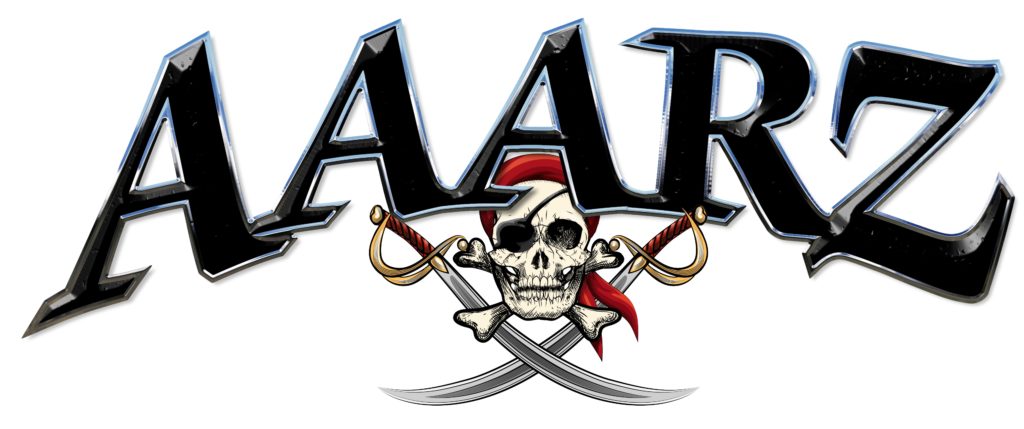 AAARZ Boat Lettering with Jolly Roger pirate 1