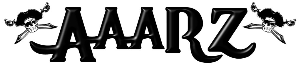 AAARZ Boat Lettering with Jolly Rog 2er pirate
