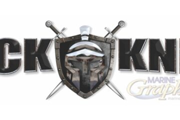 Black Knight boat graphics