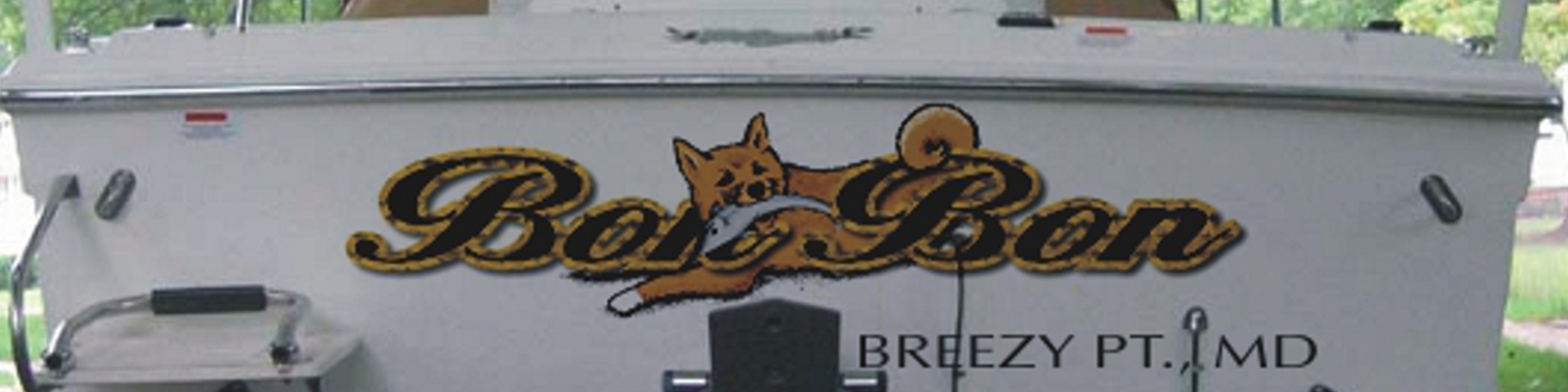 Bon Bon boat lettering – Maryland