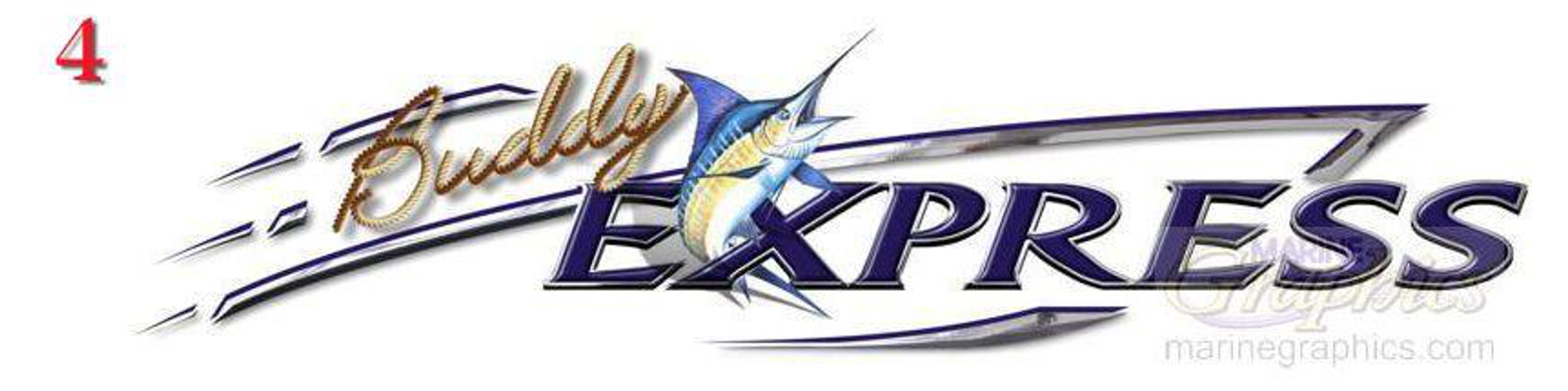Buddy Express boat logo