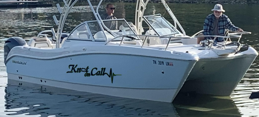 Proposed hull position for Knot on Call boat graphic sample #3