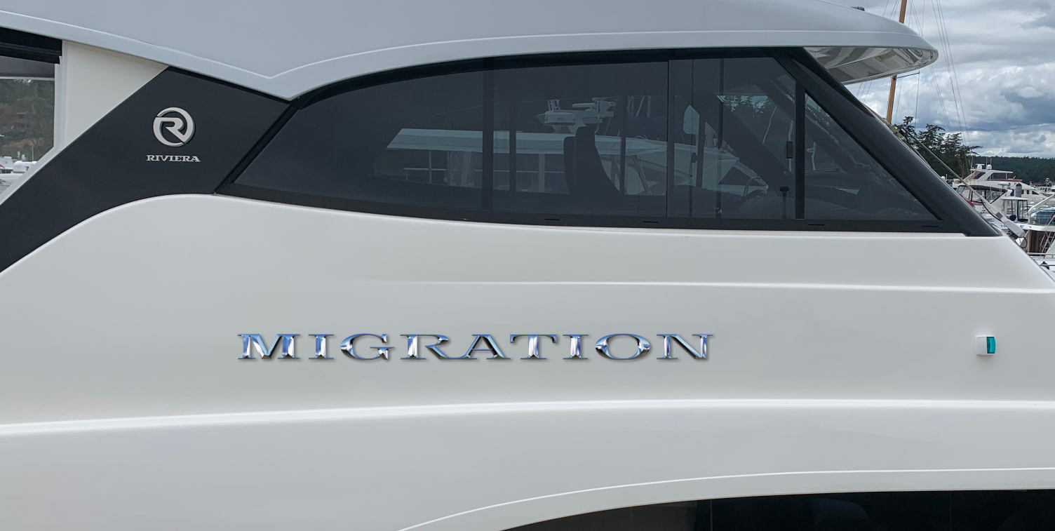 Migration Lettering Design Migration boat lettering ideas - Mexico/Alaska - Boat Lettering
