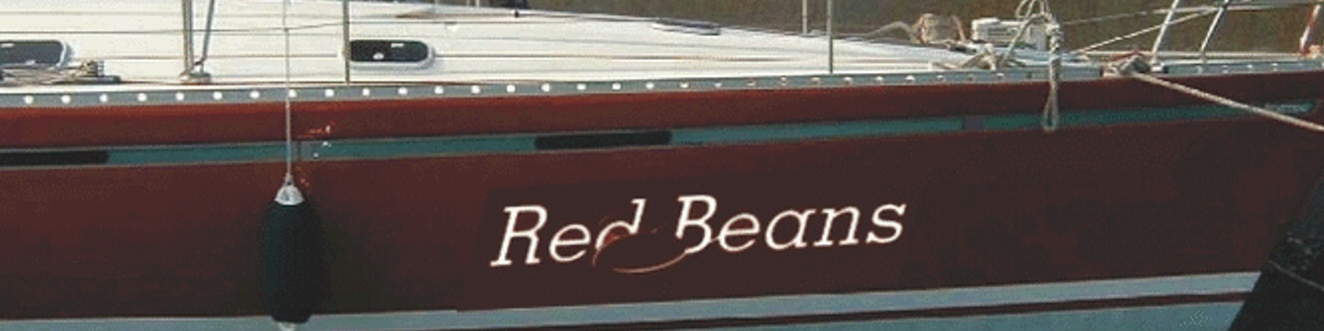 Red Beans graphics for a red boat