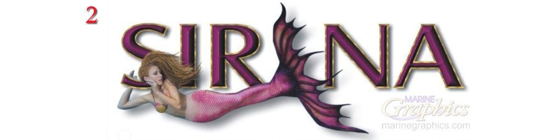Sirena mermaid boat graphics