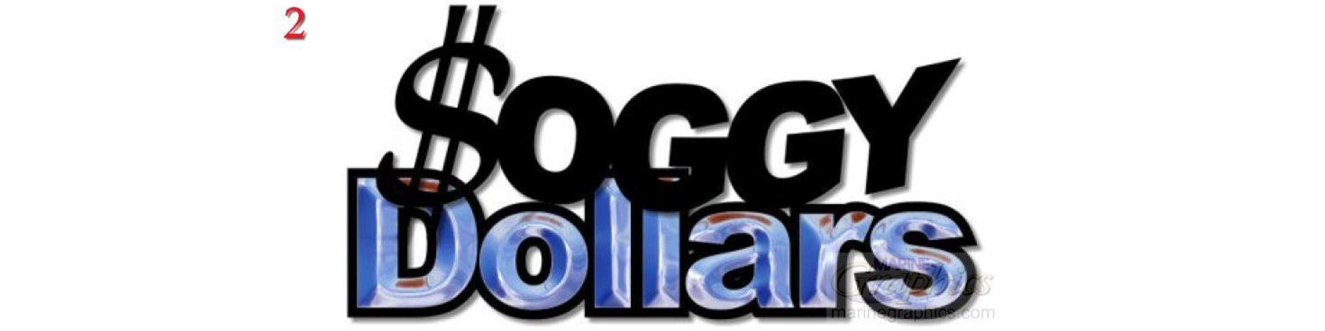 Soggy Dollars boat graphics