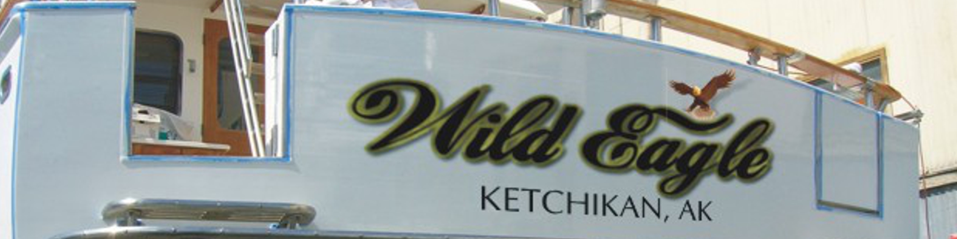 Wild Eagle custom boat graphic – Alaska